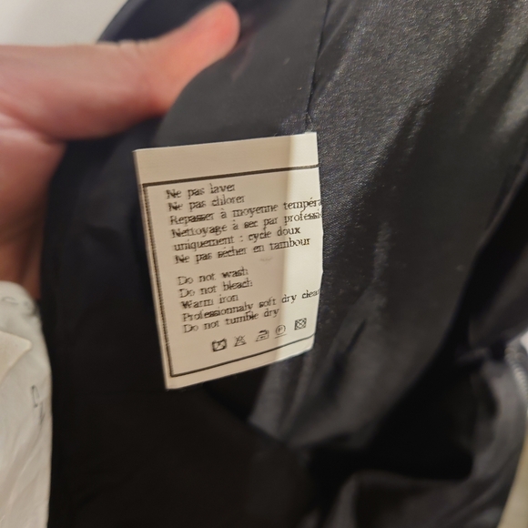 Vintage CHANEL pleated black dress pants - Picture 7 of 16